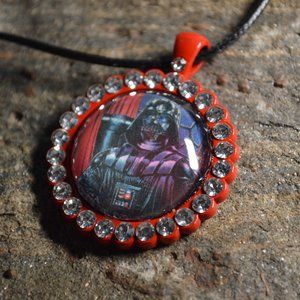 HANDMADE Darth Vader Star Wars Classic Comics Necklace